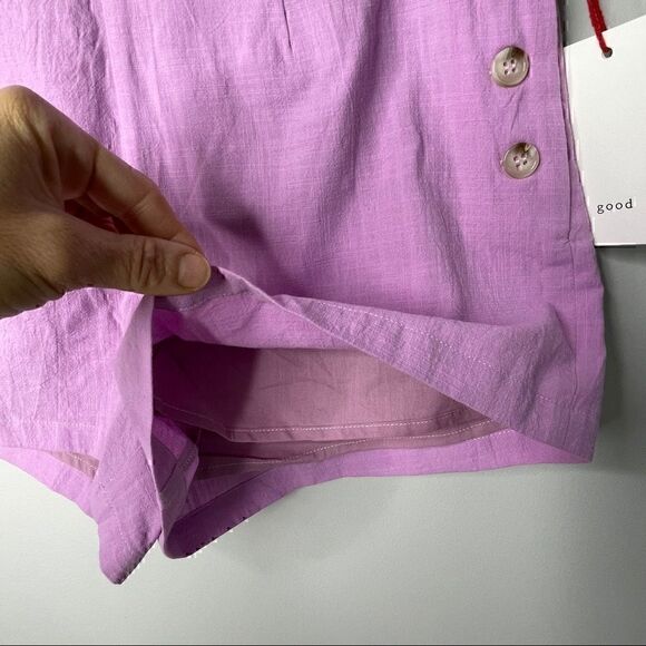 The Good Jane Amber Shorts Lilac Size Small NWT - Picture 10 of 13